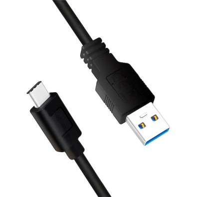 LogiLink USB 3.2 Cable USB-C male - USB-A Μαύρο 0.5m (CU0167)