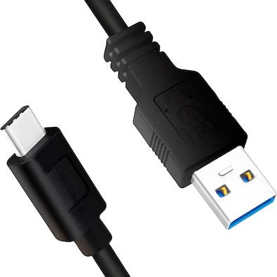 LogiLink USB 3.2 Cable USB-C male - USB-A Μαύρο 0.5m (CU0167)