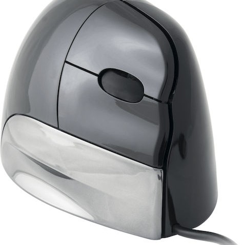 Evoluent VerticalMouse Ενσύρματο Εργονομικό Ποντίκι Γκρι