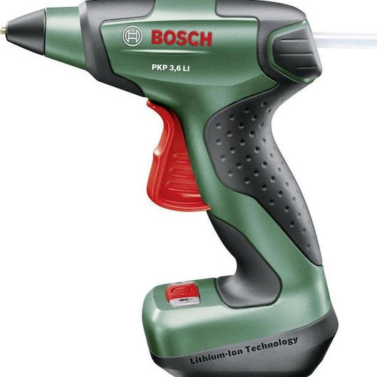 Bosch PKP 3.6 LI Πιστόλι Θερμοκόλλησης 3.6V 1x1.5Ah για Ράβδους Σιλικόνης 7mm