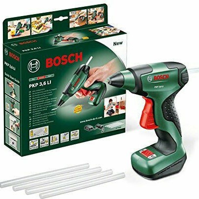 Bosch PKP 3.6 LI Πιστόλι Θερμοκόλλησης 3.6V 1x1.5Ah για Ράβδους Σιλικόνης 7mm