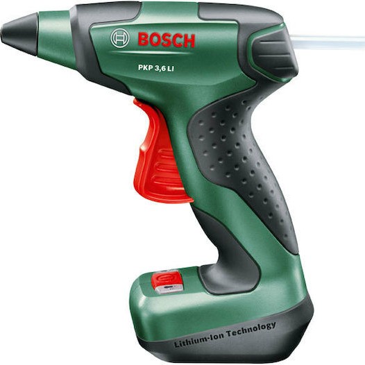 Bosch PKP 3.6 LI Πιστόλι Θερμοκόλλησης 3.6V 1x1.5Ah για Ράβδους Σιλικόνης 7mm
