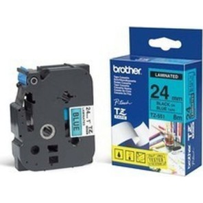 Brother Ταινία Ετικετογράφου 8m x 24mm σε Μπλε Χρώμα