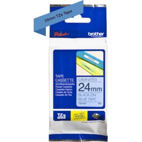 Brother Ταινία Ετικετογράφου 8m x 24mm σε Μπλε Χρώμα