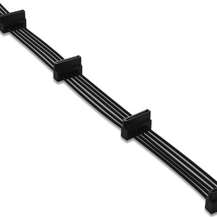 Be Quiet CS-3640 7-Pin SATA III - 4x 7-Pin SATA III Angle (90°) Cable 0.6m (BC023)