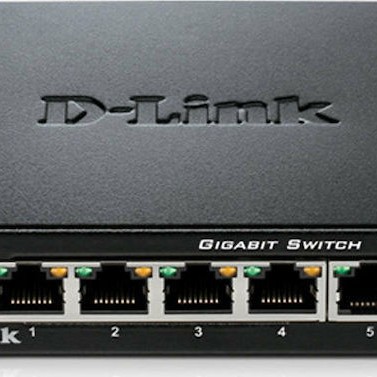 D-Link DGS-105 Unmanaged L2 Switch με 5 Θύρες Gigabit (1Gbps) Ethernet