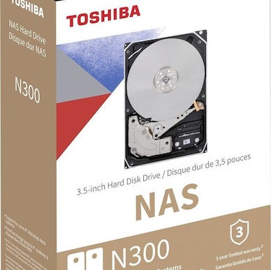 Toshiba N300 4TB HDD Σκληρός Δίσκος 3.5