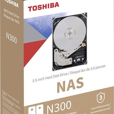 Toshiba N300 4TB HDD Σκληρός Δίσκος 3.5