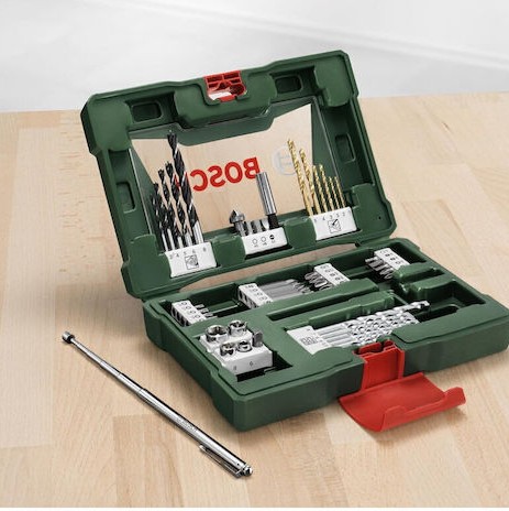 Bosch V-line Σετ 48 Τρυπάνια με Εξάγωνο Στέλεχος για Μέταλλο, Δομικά Υλικά και Ξύλο