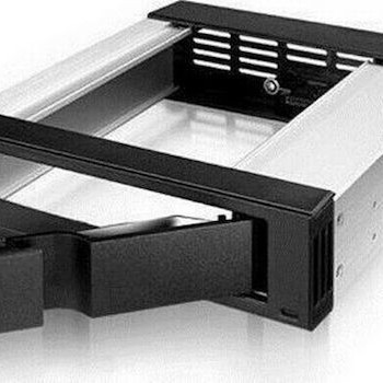 Icy Box 5.25-Inch Easy Swap Mobile Rack For 1x3.5-Inch SATA HDD Μαύρο (IB-158SK-B)