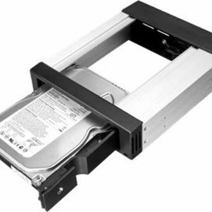 Icy Box 5.25-Inch Easy Swap Mobile Rack For 1x3.5-Inch SATA HDD Μαύρο (IB-158SK-B)