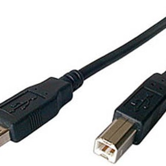 Sharkoon USB 2.0 Cable USB-A male - USB-B male Μαύρο 1m