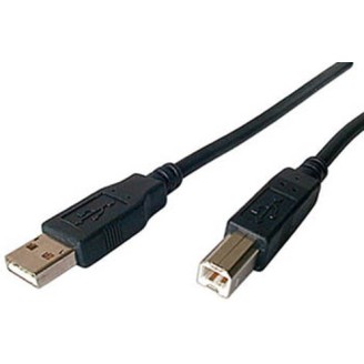 Sharkoon USB 2.0 Cable USB-A male - USB-B male Μαύρο 1m