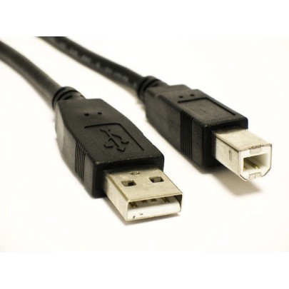 Sharkoon USB 2.0 Cable USB-A male - USB-B male Μαύρο 1m