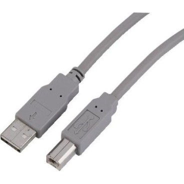 Sharkoon USB 2.0 Cable USB-A male - USB-B male Γκρι 0.5m