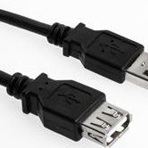 Sharkoon USB 2.0 Cable USB-A male - USB-A female Μαύρο 0,5m