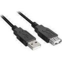 Sharkoon USB 2.0 Cable USB-A male - USB-A female 1m