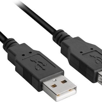Sharkoon USB 2.0 Cable USB-A male - USB-A female 1m