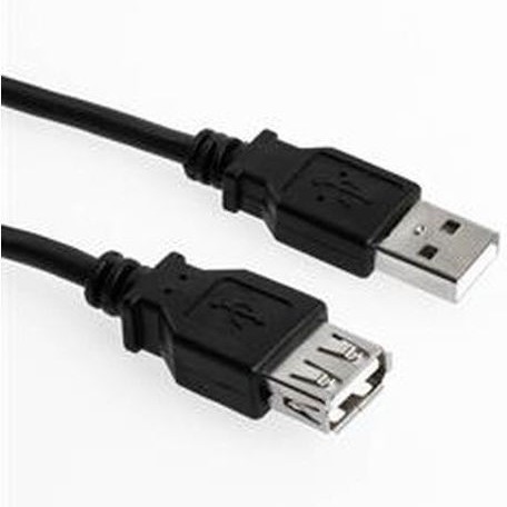 Sharkoon USB 2.0 Cable USB-A male - USB-A female 2m