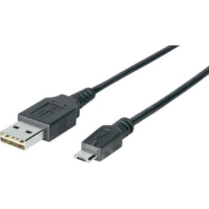 Sharkoon Regular USB 2.0 to micro USB Cable Μαύρο 3m
