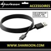 Sharkoon Regular USB 2.0 to micro USB Cable Μαύρο 3m