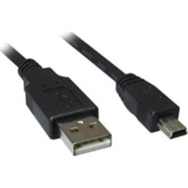 Sharkoon USB 2.0 Cable USB-A male - mini USB-B male Μαύρο 3m