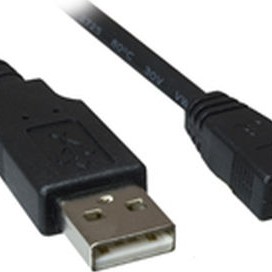 Sharkoon USB 2.0 Cable USB-A male - mini USB-B male Μαύρο 0.5m