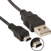 Sharkoon USB 2.0 Cable USB-A male - mini USB-B male Μαύρο 0.5m