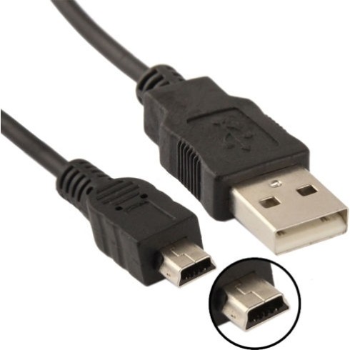Sharkoon USB 2.0 Cable USB-A male - mini USB-B male Μαύρο 0.5m