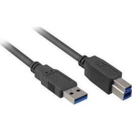 Sharkoon USB 3.0 Cable USB-A male - USB-B male 2m (4044951015641)