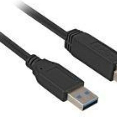 Sharkoon USB 3.0 Cable USB-A male - USB-B male 5m (4044951015665)