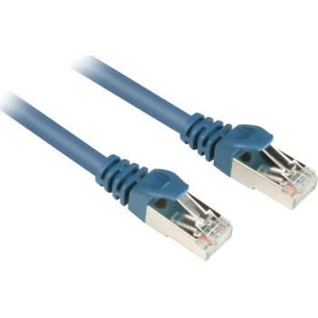 Sharkoon S/FTP Cat.6 Cable 1m Μπλε