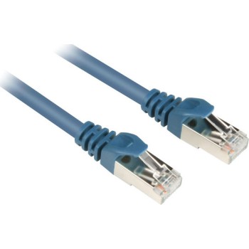 Sharkoon S/FTP Cat.6 Καλώδιο Δικτύου Ethernet 10m Μπλε