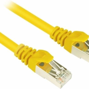 Sharkoon Κίτρινο Ethernet S/FTP Cat.6 Καλώδιο Δικτύου Ethernet 2m Κίτρινο