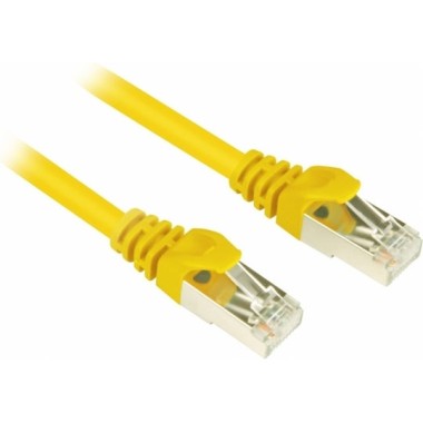 Sharkoon Κίτρινο Ethernet S/FTP Cat.6 Καλώδιο Δικτύου Ethernet 2m Κίτρινο