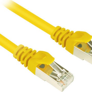 Sharkoon S/FTP Cat.6 Καλώδιο Δικτύου Ethernet 3m Κίτρινο