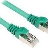 Sharkoon S/FTP Cat.6 Cable 0.5m Πράσινο