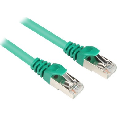 Sharkoon S/FTP Cat.6 Cable 5m Πράσινο