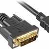 Sharkoon Cable DVI-D male - HDMI male 3m