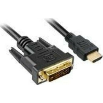 Sharkoon Cable DVI-D male - HDMI male 5m