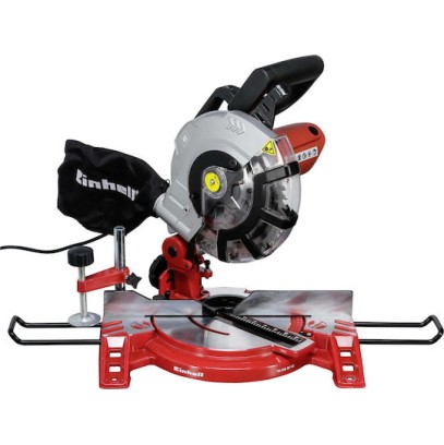 Einhell TC-MS 2112 Φαλτσοπρίονο Ρεύματος με Ισχύ 1400W, Δίσκο Κοπής Διαμέτρου 210mm & Ταχύτητα Κοπής 5000rpm