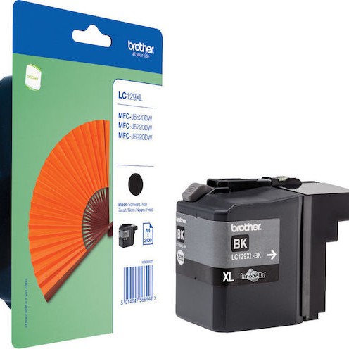 Brother Γνήσιο Μελάνι Εκτυπωτή InkJet Μαύρο (LC-129XLBK)