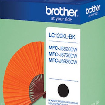Brother Γνήσιο Μελάνι Εκτυπωτή InkJet Μαύρο (LC-129XLBK)
