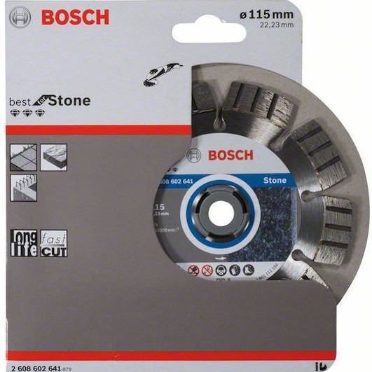 Bosch Δίσκος Κοπής Δομικών Υλικών 115mm