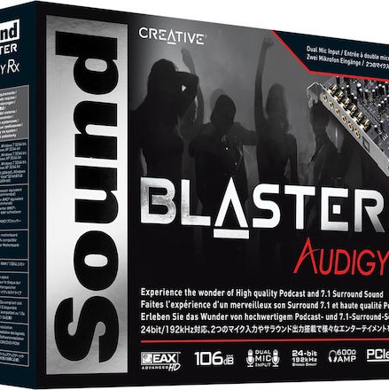 Creative Sound Blaster Audigy RX ​Εσωτερική PCI Express Κάρτα Ήχου 7.1