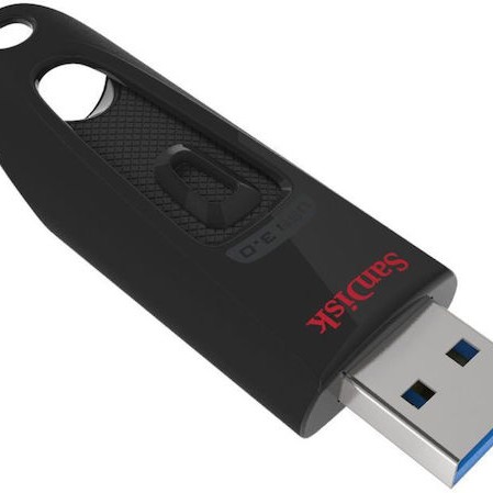 Sandisk Ultra 64GB USB 3.0 Stick Μαύρο