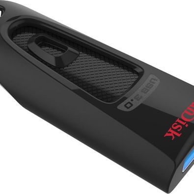 Sandisk Ultra 64GB USB 3.0 Stick Μαύρο