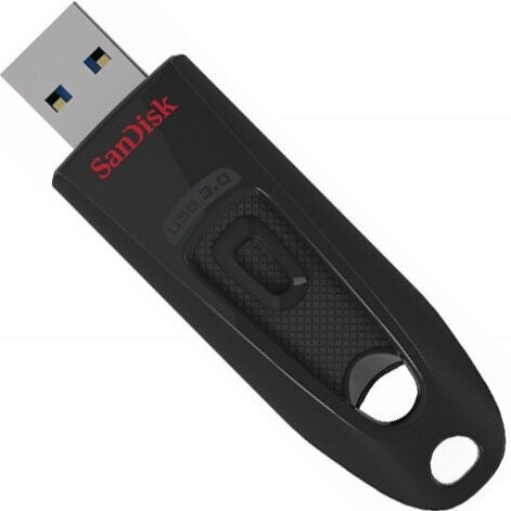 Sandisk Ultra 32GB USB 3.0 Stick Μαύρο