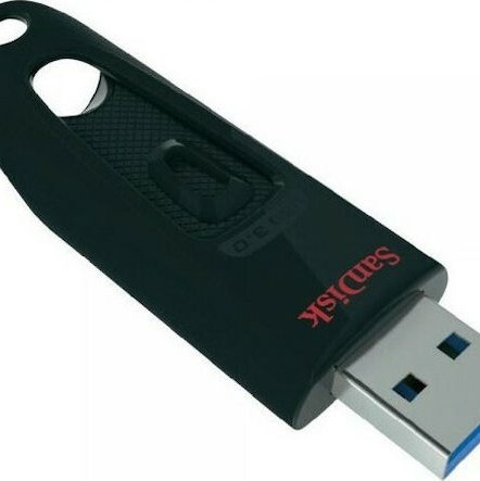 Sandisk Ultra 32GB USB 3.0 Stick Μαύρο