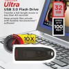 Sandisk Ultra 32GB USB 3.0 Stick Μαύρο